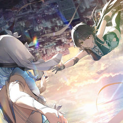 This is a pixiv picture whose title is 2024-10-05 ショアキーパ,漂泊者.