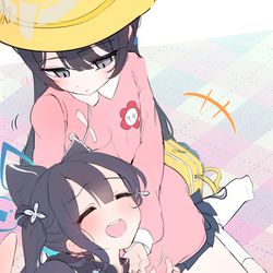 This is a pixiv picture whose title is 童心に帰る二人.