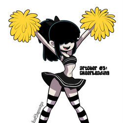 This is a pixiv picture whose title is Artober 03 - Cheerleader Lucy.