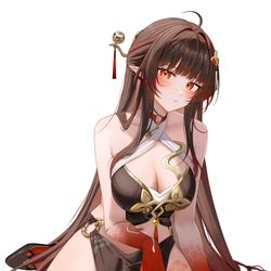 This is a pixiv picture whose title is 靈砂.