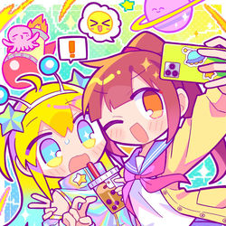 This is a pixiv picture whose title is 👾💫.