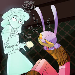 This is a pixiv picture whose title is ３話+α.