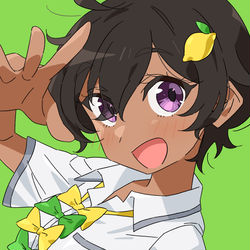 This is a pixiv picture whose title is 焼塩ちゃん.