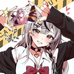 This is a pixiv picture whose title is 沙花叉クロヱ様 9月メン限壁紙.