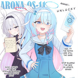 This is a pixiv picture whose title is Arona new update.
