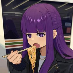 This is a pixiv picture whose title is noodle.