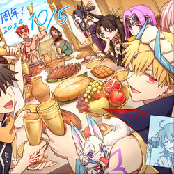 This is a pixiv picture whose title is アニメ絶対魔獣戦線バビロニア5周年！.