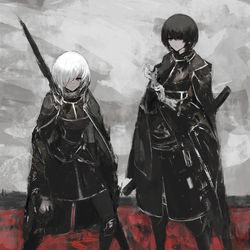 This is a pixiv picture whose title is 執行人コンビ.