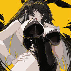 This is a pixiv picture whose title is ヴィルトゥオーサにバニーを着てもらおう。.