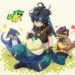 This is a pixiv picture whose title is キィニチ🐲.