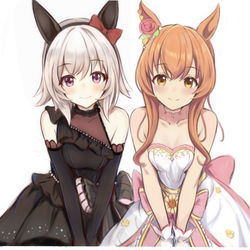 This is a pixiv picture whose title is 花嫁X花嫁.