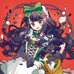 This is a pixiv picture whose title is 10月のお花屋さん.