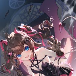 This is a pixiv picture whose title is 🦇.