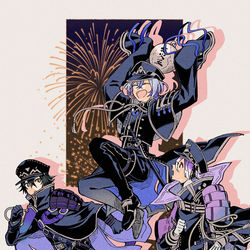This is a pixiv picture whose title is 夜花奪還作戦！.