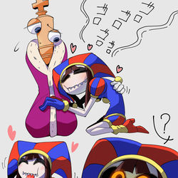 This is a pixiv picture whose title is 憑依Pomniと一緒.