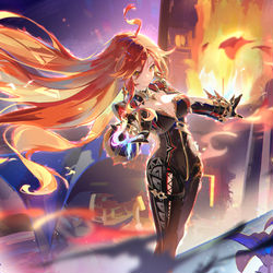 This is a pixiv picture whose title is 玛薇卡.