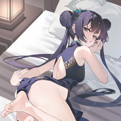 This is a pixiv picture whose title is 妃咲.