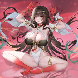 This is a pixiv picture whose title is 灵砂.