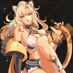 This is a pixiv picture whose title is GenshinImpact - Xilonen.