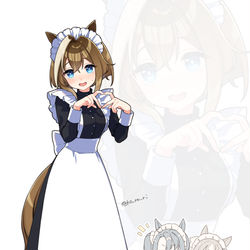 This is a pixiv picture whose title is メイド服シュヴァち.