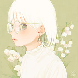 This is a pixiv picture whose title is すずらん.