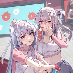 This is a pixiv picture whose title is 真夏の冬月🎳.