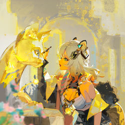 This is a pixiv picture whose title is 雕琢晶石.