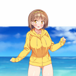 This is a pixiv picture whose title is 中、見せてあげようか？.
