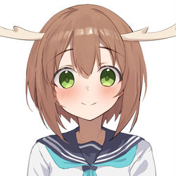 This is a pixiv picture whose title is 鹿乃子のこ.