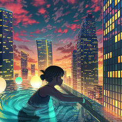 This is a pixiv picture whose title is 英気を養う.