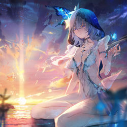 This is a pixiv picture whose title is Shorekeeper.