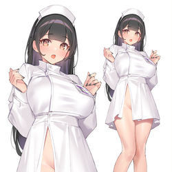 This is a pixiv picture whose title is ナースさんA＿ウサギ娘.