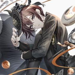 This is a pixiv picture whose title is Trick or Treat..