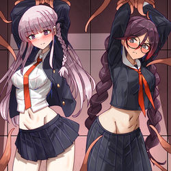 This is a pixiv picture whose title is (com) Kyoko and Touko.