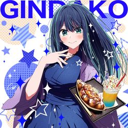 This is a pixiv picture whose title is 『銀だこコラボあかねちゃん🐙🍹』.