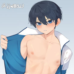 This is a pixiv picture whose title is 遙.