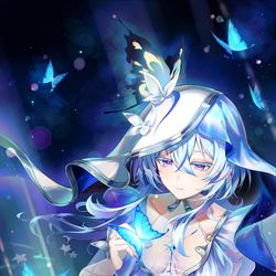 This is a pixiv picture whose title is 🦋.