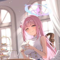 This is a pixiv picture whose title is 聖園ミカ.