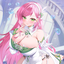 This is a pixiv picture whose title is commission.