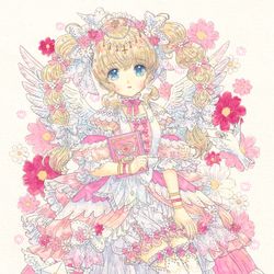 This is a pixiv picture whose title is Lovely angel.