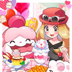 This is a pixiv picture whose title is スイーツパーティー.
