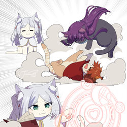 This is a pixiv picture whose title is 相思相愛の魔法.