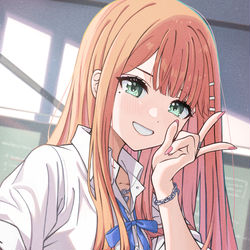 This is a pixiv picture whose title is ピース清夏.