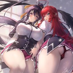 This is a pixiv picture whose title is After school DxD!.