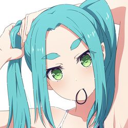 This is a pixiv picture whose title is スク水斧乃木ちゃん.