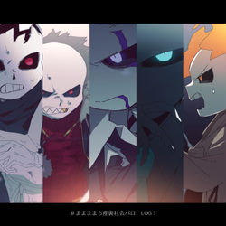 This is a pixiv picture whose title is UTAU裏社会パロLOG1.