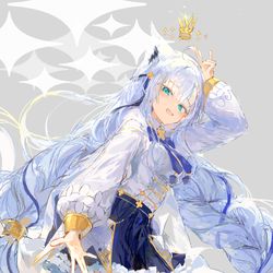 This is a pixiv picture whose title is 🌽👑.