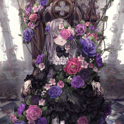 This is a pixiv picture whose title is 咲けた.