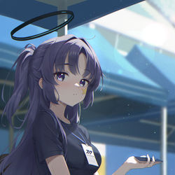 This is a pixiv picture whose title is ブルアカ ユウカ.