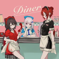 This is a pixiv picture whose title is diner.
